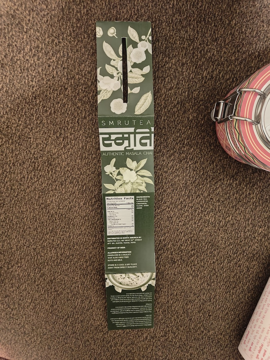 Reprinted wrap around slip